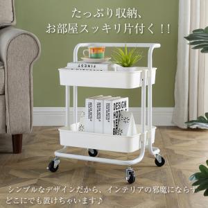 キッチンワゴン キャスター付き スリム 3段 ...の詳細画像1