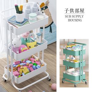 キッチンワゴン キャスター付き スリム 3段 ...の詳細画像5