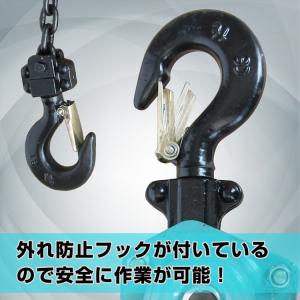 レバーホイスト 0.75t チェーン 1.5m...の詳細画像2