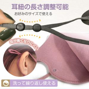 AKANE マスク 秋 冬 おしゃれ 布 洗え...の詳細画像3