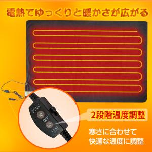 電気毛布 車用ブランケット 電気ひざ掛け 電気...の詳細画像1