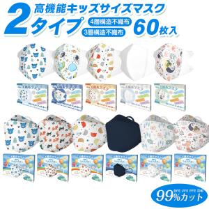 子どもマスク 99%カット 3D 立体 マスク 子供用 3歳から8歳 60枚入 血色 平ゴム 不織布 キッズマスク 子供マスク 息がしやすい 感染防止 ウイルス 対策