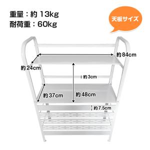 室外機カバー 大型 エアコン 2段 棚付き エ...の詳細画像3