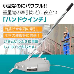 チルホール 800kg ワイヤーロープ 20m...の詳細画像1