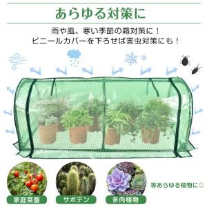ビニールハウス 温室 小型 ビニール 家庭用 ...の詳細画像3