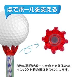 ゴルフティー 3本セット マグネットティー 7...の詳細画像2