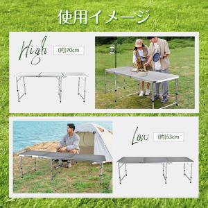 キャンプ テーブル アウトドアテーブル 折りた...の詳細画像5