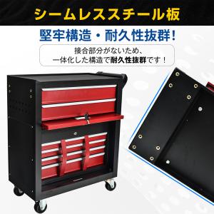 ツールワゴン 引き出し 台車 工具箱 ホームキ...の詳細画像3