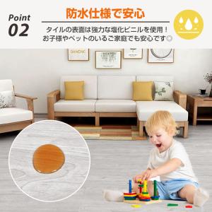 フロアタイル 置くだけ 貼るだけ 3畳 フロア...の詳細画像3