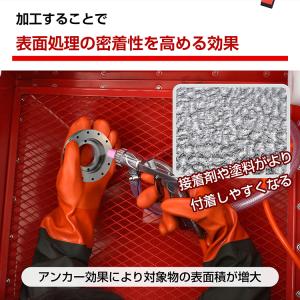 サンドブラストキャビネット 卓上式 ライト付き...の詳細画像2