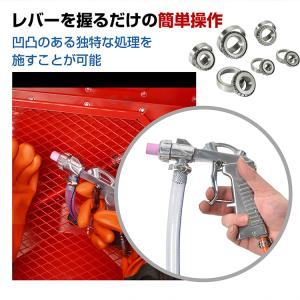 サンドブラストキャビネット 卓上式 ライト付き...の詳細画像3