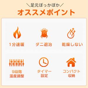 ホットカーペット 1畳 本体 ダニ退治 節電 ...の詳細画像2