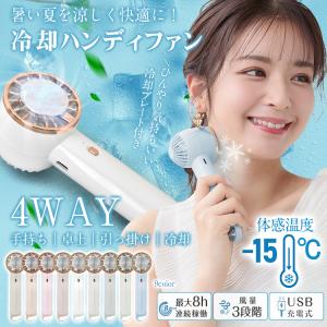 【先着50名限定1680円】扇風機 小型 冷却ハンディファン 瞬間冷却 接触冷感 強風 ミニ扇風機 手持ち 軽量 冷却プレート付き 小型 卓上 USB 風量調節 熱中症対策