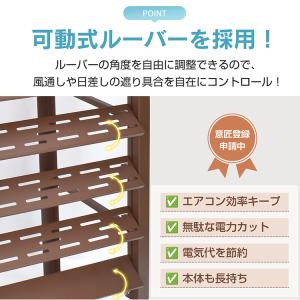 室外機カバー 大型 ステンレス おしゃれ エア...の詳細画像4