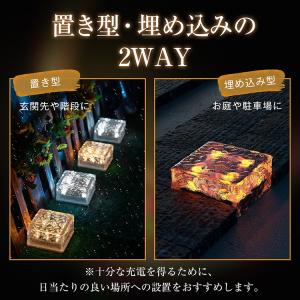 ソーラーライト 屋外 駐車場 地面 埋め込み ...の詳細画像5
