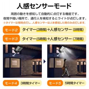 ソーラー 駐車場 led 街灯 センサーライト...の詳細画像5