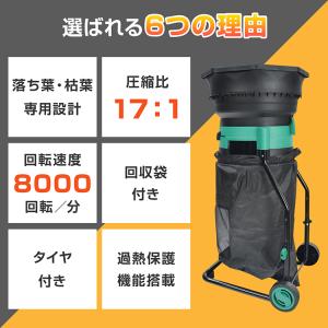 ガーデンシュレッダー 粉砕機 家庭用 電動ガー...の詳細画像2