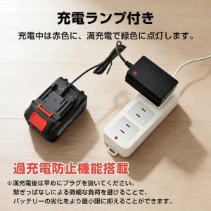 除雪機 バッテリー 充電器 バッテリーチャージ...の詳細画像3