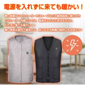 電熱ベスト ヒーターベスト ヒートベスト 加熱...の詳細画像5
