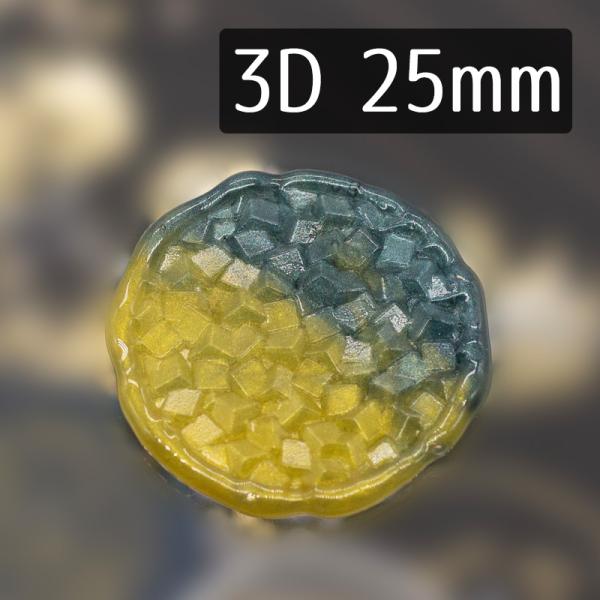 シーリングスタンプ 1100754「3D氷のかけら」2.5cm ヘッドのみ 封蝋印 真鍮製 真ちゅう...