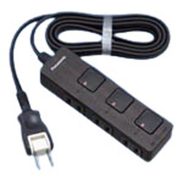 WHF2323BMDP パナソニック ザ・タップFプレミアム 3コ口 個別ランプレススイッチ 2m ...