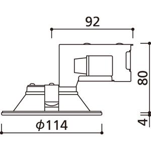 OD261888R オーデリック ダウンライト...の詳細画像2