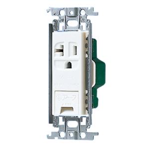 パナソニック(Panasonic) コスモシリーズワイド21 15A・20A兼用埋込アースターミナル付接地コンセント ホワイト WTF19324WK wyw801m WTF19324WK コスモシリーズワイド21 15A・20A兼用アースターミナル付
