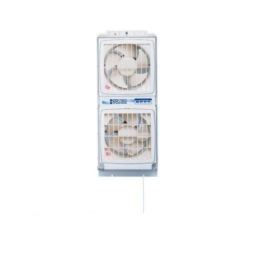 オーム電機 ［FMT-200P］ 高須産業 窓用換気扇（同時給排形）ウィンドウ ツインファン （引ヒ...