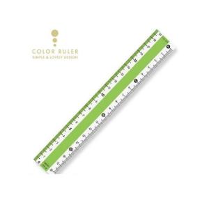 共栄プラスチック ［CPK-18-G］ カラー直線定規 18cm グリーン CPK18G 【AKB】の商品画像