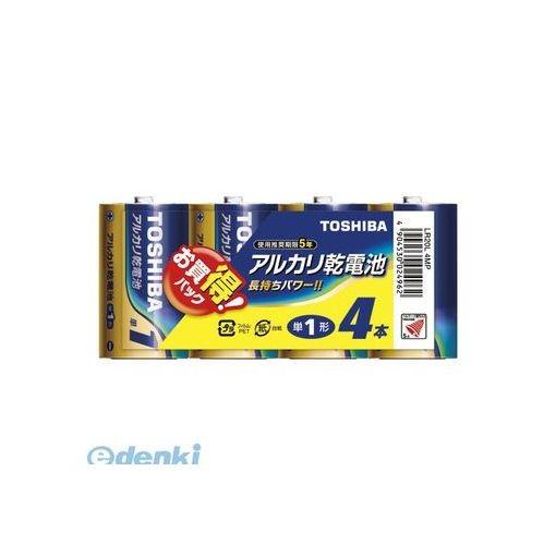 東芝（TOSHIBA） ［LR20L 4MP］ アルカリ乾電池 単一 4本パック LR20L4MP【...