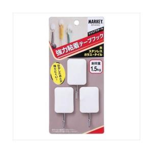 大一鋼業 4953759100407 強力粘着テープフック　スクエアスチール　ST-3　3個入