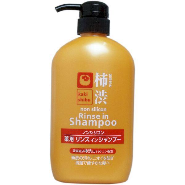 4582400830167 柿渋 ノンシリコン 薬用リンスインシャンプー 600mL【キャンセル不可...