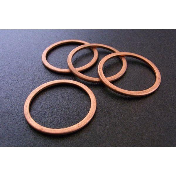 ALBA アルバ  EGM-24-4 エキゾーストマフラーガスケット【4個入】／ZX−9R／ZX−7...