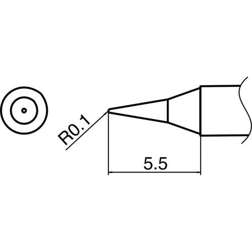 あすつく対応 「直送」 HAKKO 白光 ハッコー T35-03I こて先 Ｉ型 T3503I マイ...