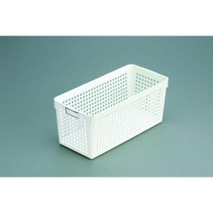 あさってつく対応 直送 代引不可・他メーカー同梱不可 イノマタ化学 4905596458166 ネームバスケット スリム ホワイト #4581