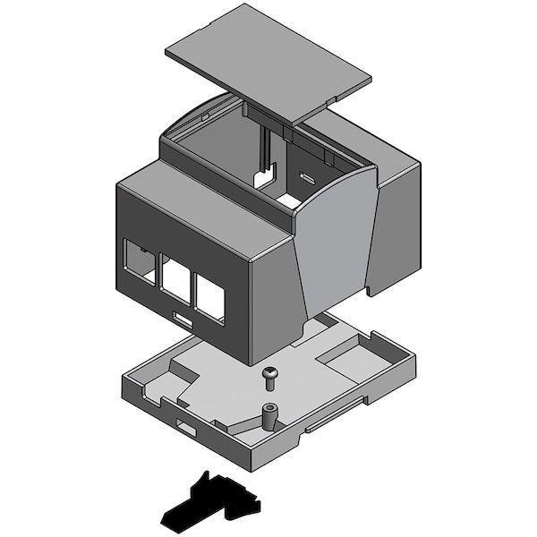 タカチ電機工業 RPD-1H 【2セット】 直送 代引不可 Raspberry Pi 専用 DINモ...