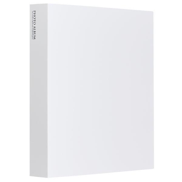 セキセイ KP-4806-70 フォトアルバム高透明L480枚 ホワイト KP480670