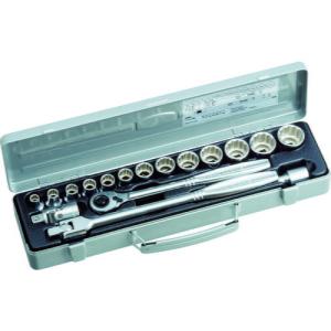 ロブテックス 913SA ソケットレンチセット 差込角9.5mm 3/8” 6角・17点