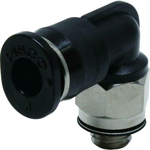 あすつく対応 「直送」 ピスコ ［PL4-M5M］ チューブフィッティング ミニエルボチューブ４ネジ...