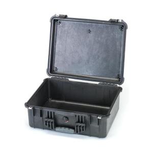 エスコ EA657-160NF 544ｘ420ｘ200mm /内寸防水ケース （ウレタン無） 黒 EA657160NF【キャンセル不可】