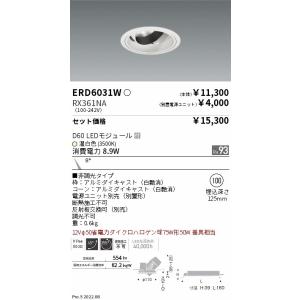 ENDO 遠藤照明　ERD6031W+RX361NA