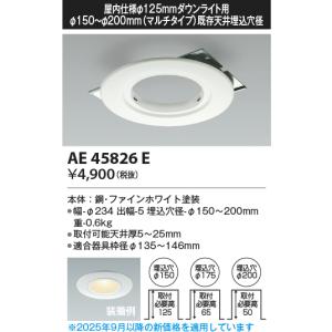 KOIZUMI（コイズミ） コイズミ照明 φ150M型ダウンライト用φ175〜250の