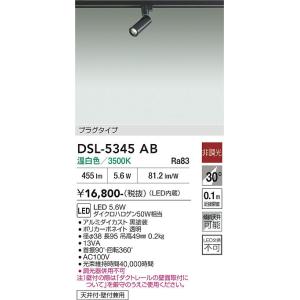 【ポイント3倍】 【送料無料】DSL-5345AB 大光電機 LED スポットライト 配線ダクト用 ...