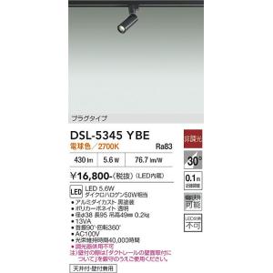 【ポイント3倍】 【送料無料】DSL-5345YBE 大光電機 LED スポットライト 配線ダクト用...