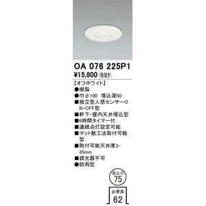 安心のメーカー保証 【インボイス対応店】OA076225P1 オーデリック照明器具 屋外灯 ダウンラ...