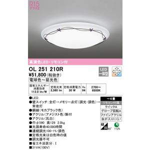 ODELIC（オーデリック） シーリングライト 【OL291098R】【OL 291 098R