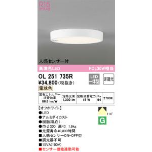 未使用 オーデリック インテリアライト シーリングライト OL251701 ODELIC（オーデリック） 安心のメーカー保証 OL251734R シーリング