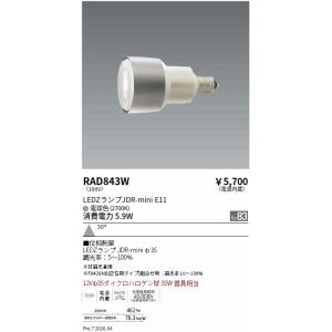 安心のメーカー保証 【インボイス対応店】RAD843W（LDR6L-W-E11/D） 遠藤照明 ランプ類 LED電球 LED 実績20年の老舗