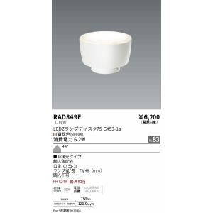 安心のメーカー保証 【インボイス対応店】RAD849F（LDF6L-W-GX53） 遠藤照明 ランプ...