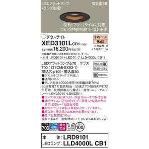【送料無料】 XED3101LCB1『LRD9101＋LLD4000LCB1』（ランプ別梱包） パナ...